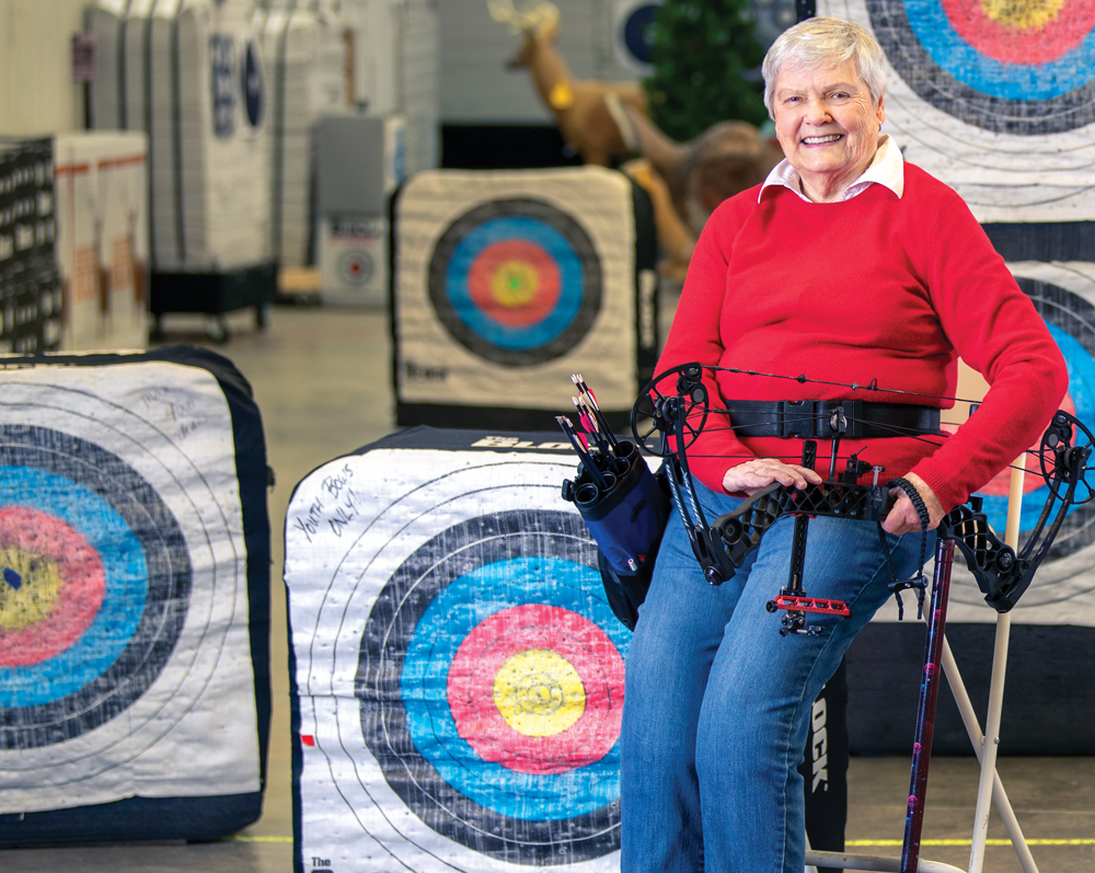 Edna Siniff has continued to lead an active life.